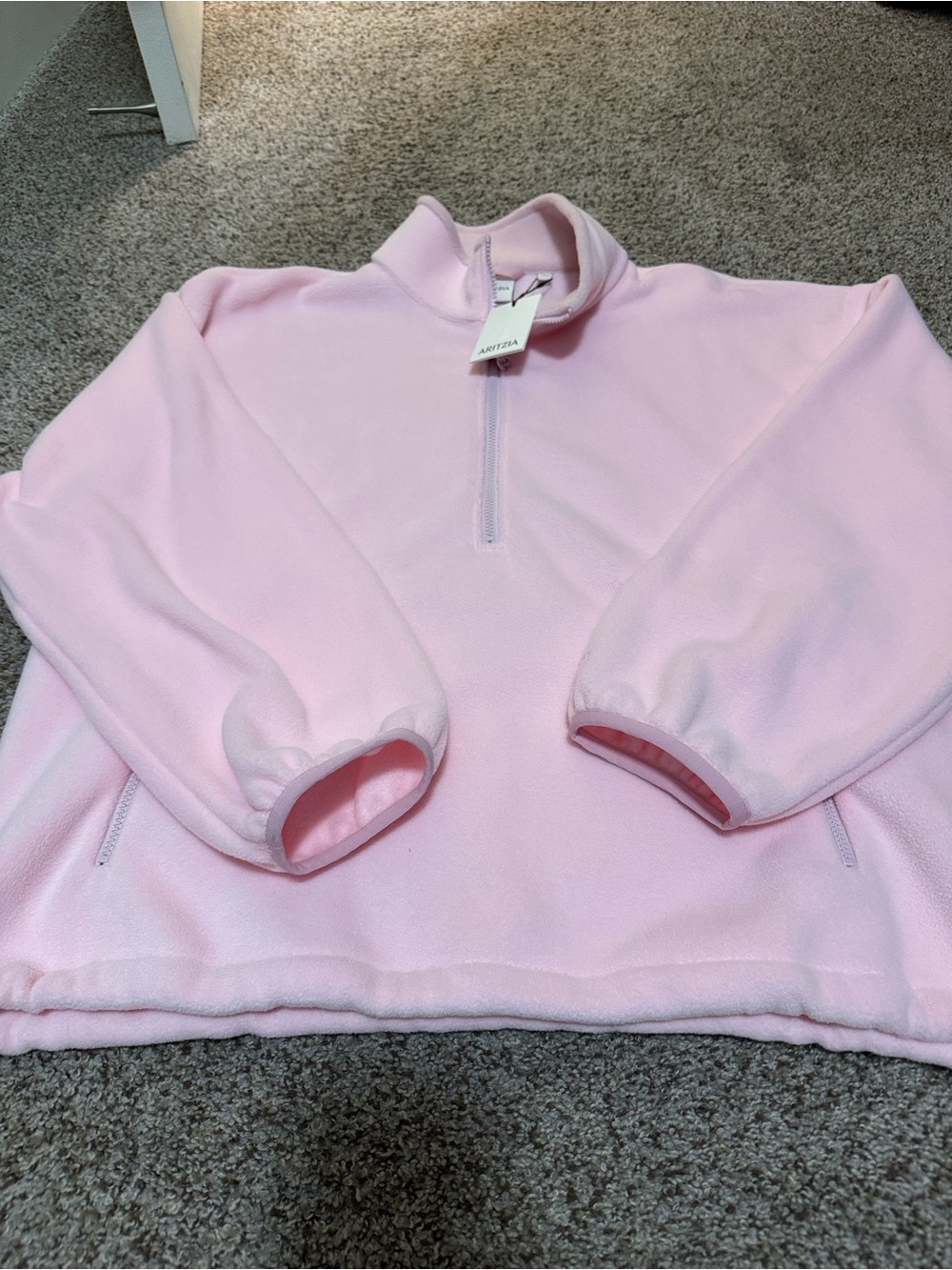 Aritzia Mellow 1/2 zip Bigfoot fleece
